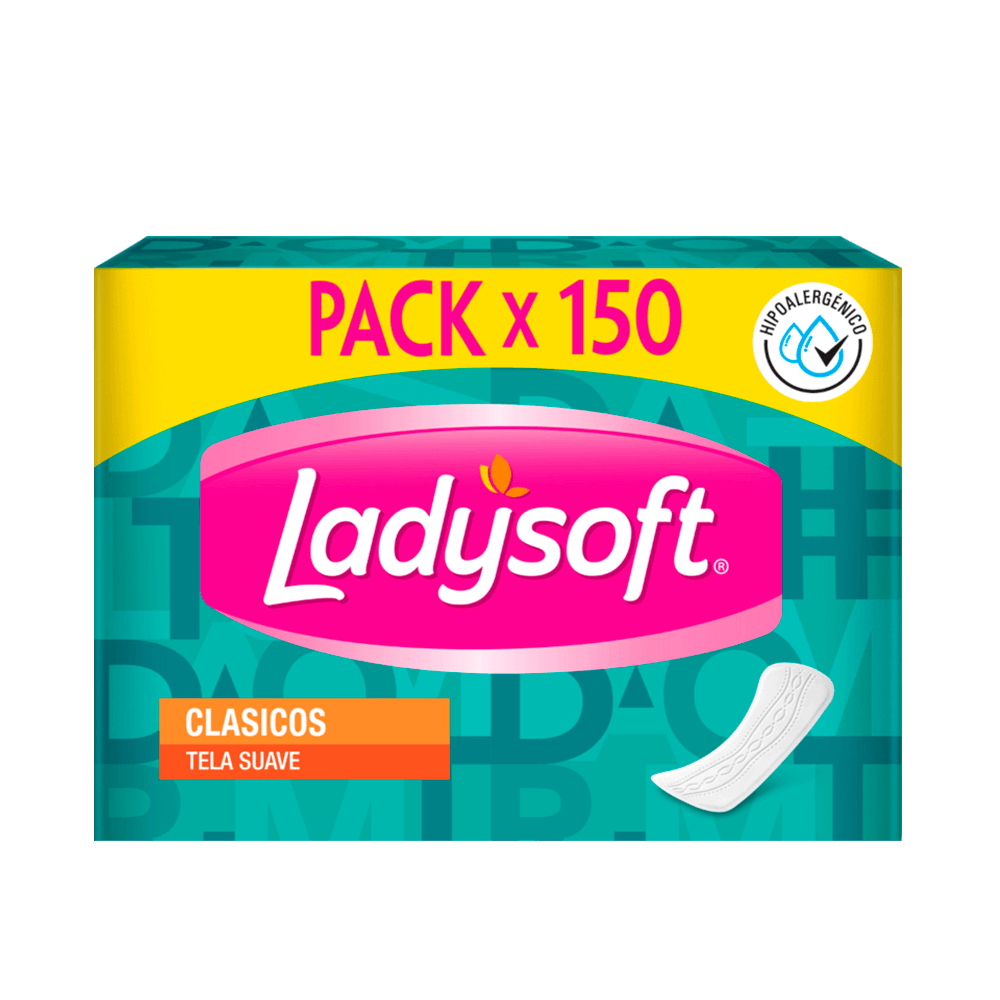 Protectores Diarios Ladysoft Clásicos