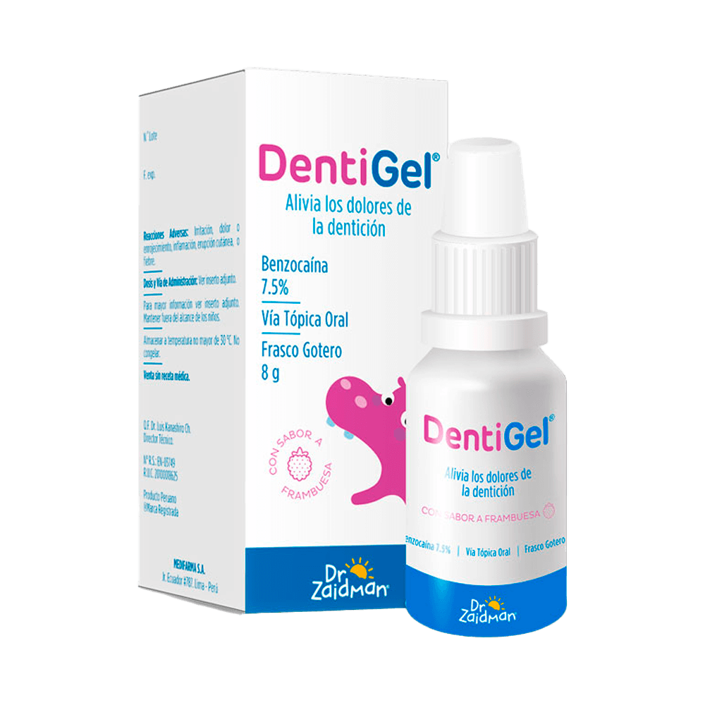 Dentigel Dr. Zaidman Sabor Frambuesa
