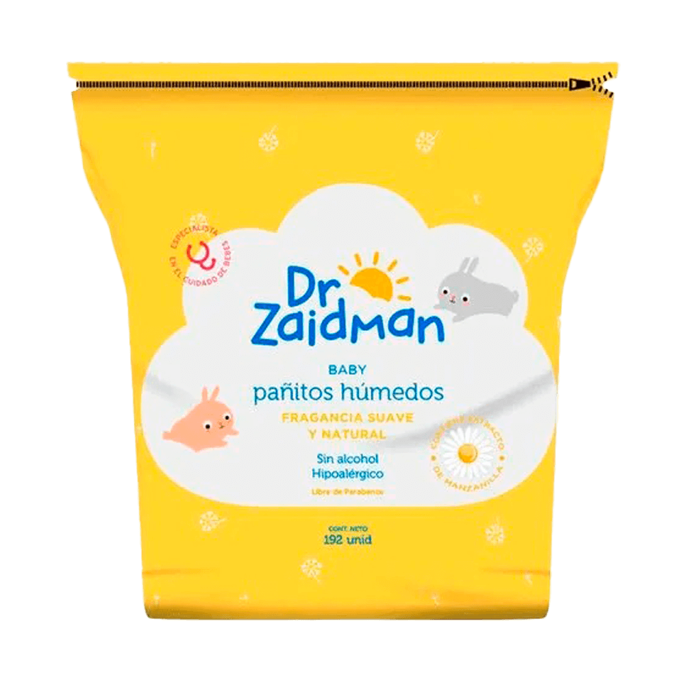 Pañitos Húmedos Dr. Zaidman