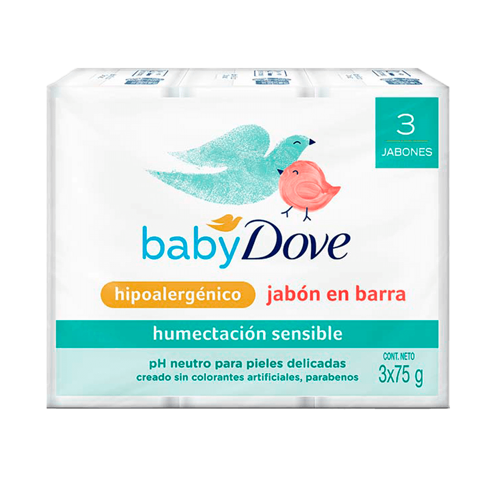 Jabón en Barra Dove Baby Humectación Sensible