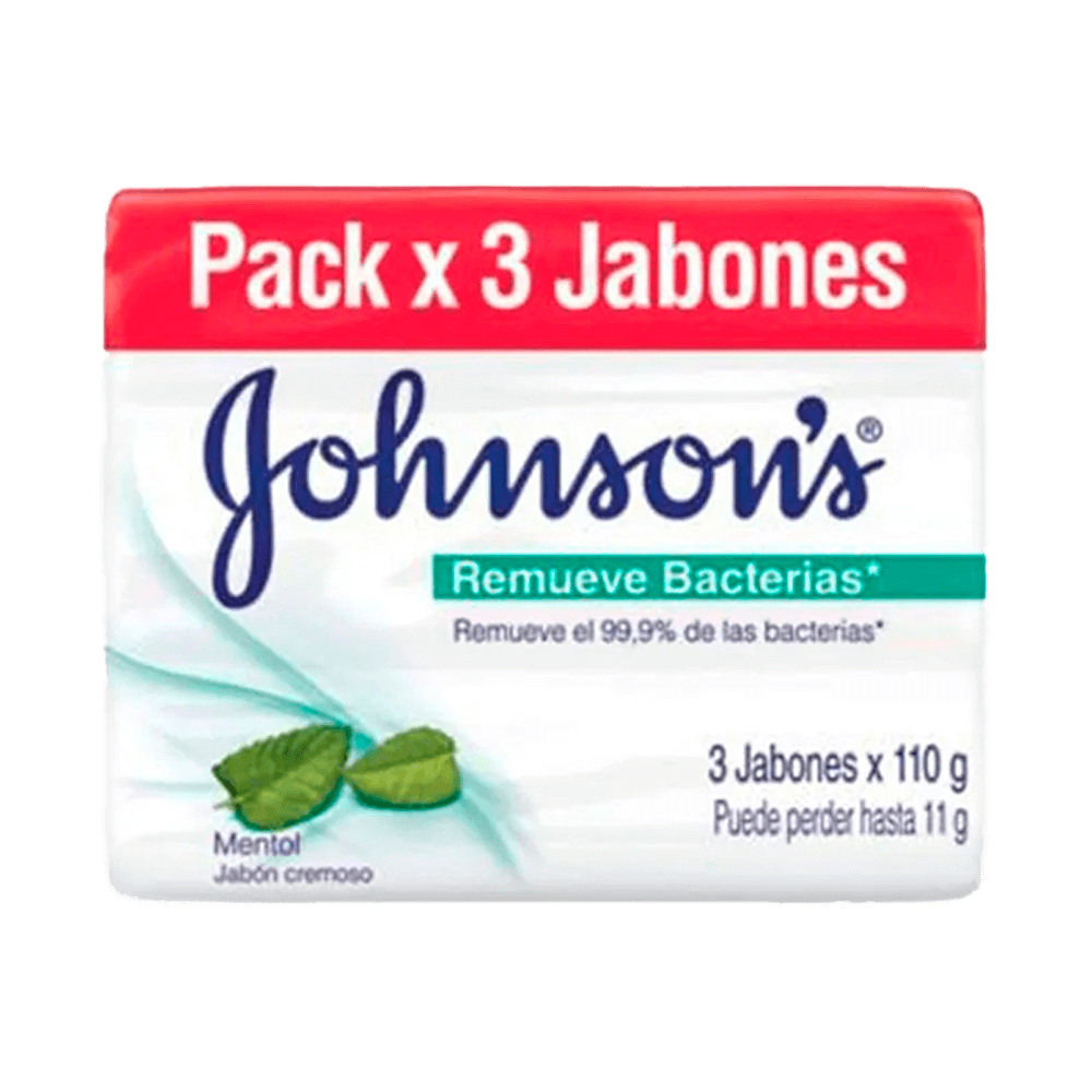 Jabón en Barra Johnsons Mentol Antibacterial