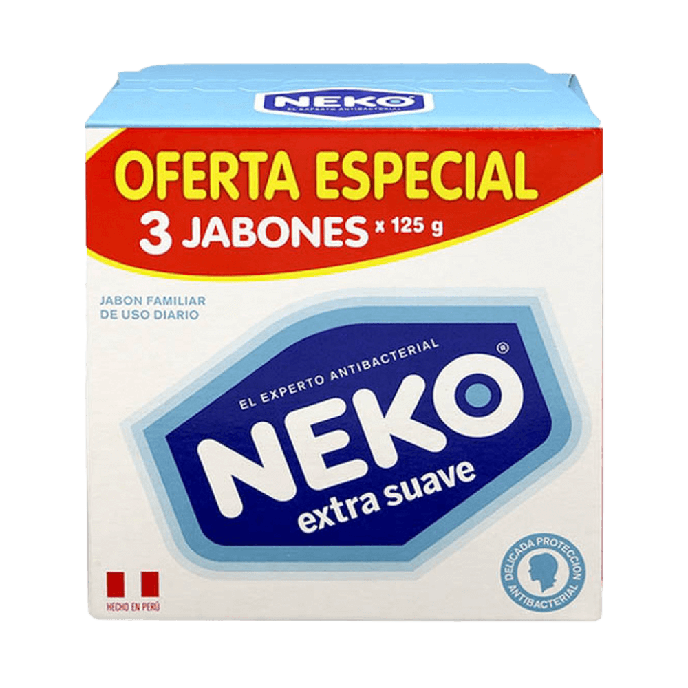 Jabón en Barra Neko Extra Suave 125gr Jabón en Barra Neko Extra Suave 125gr