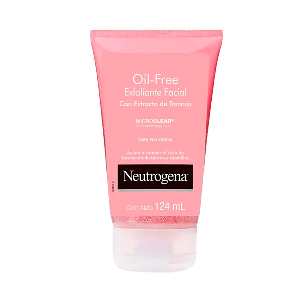 Exfoliante Facial Oil Free Clear Wash Neutrogena Pink Grapefruit