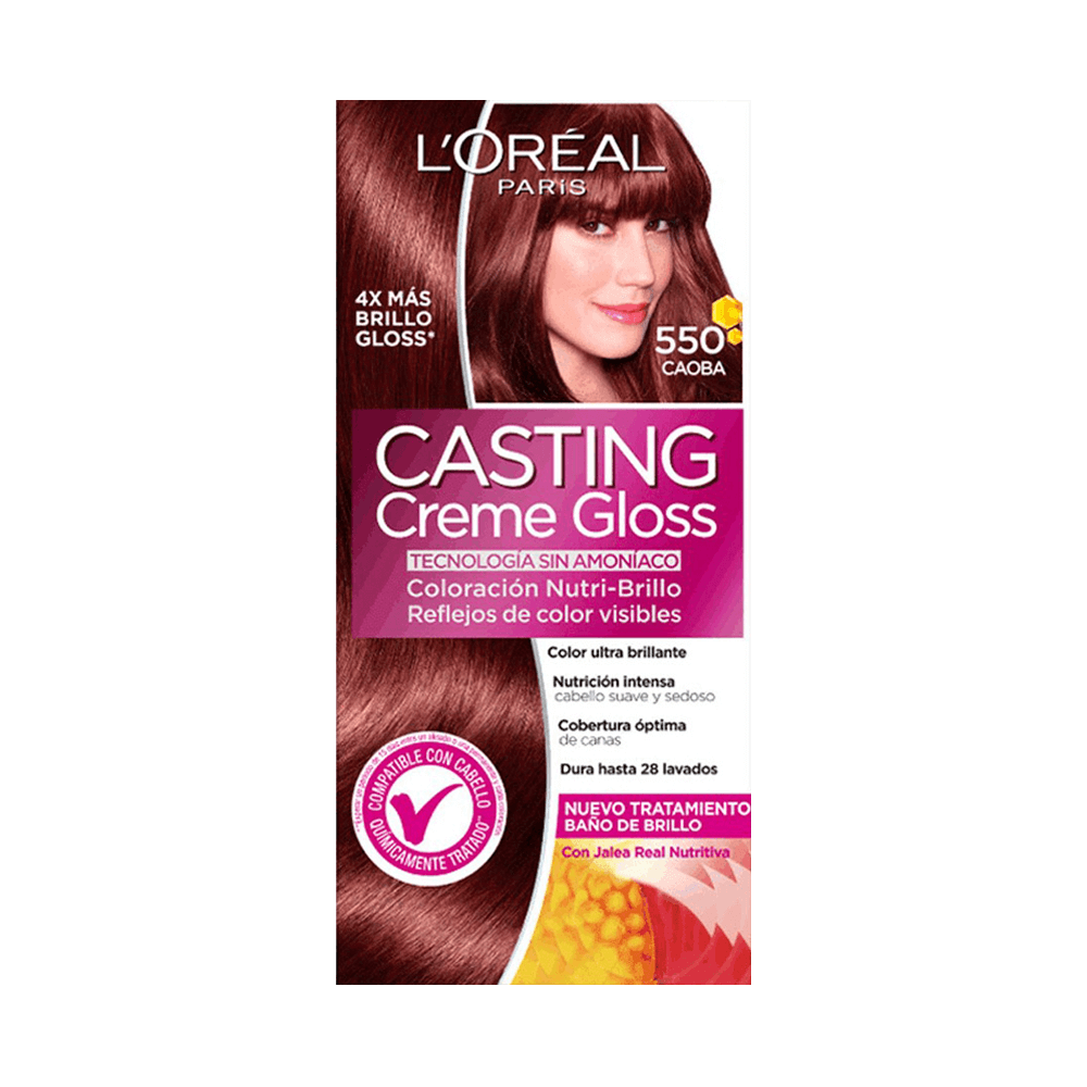 Tinte para Cabello Casting Creme Gloss Caoba 550