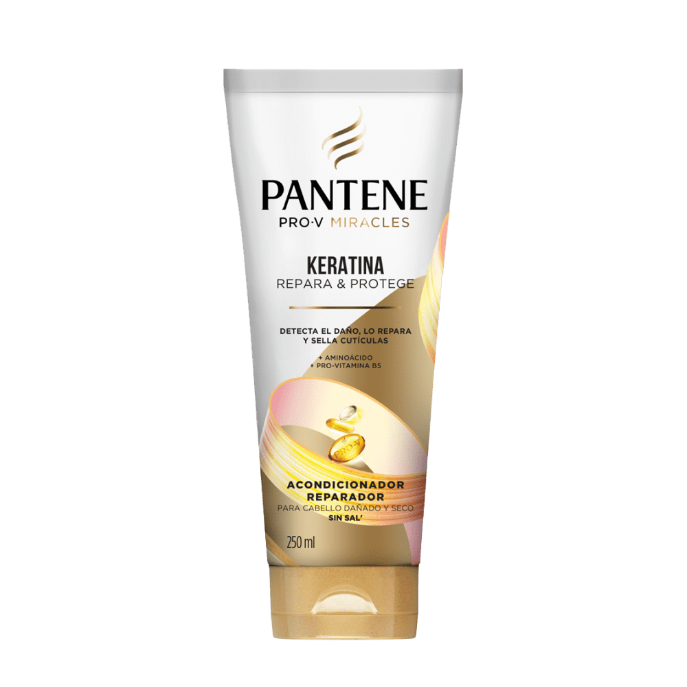 Acondicionador Pantene Keratina Reparador sin Sal