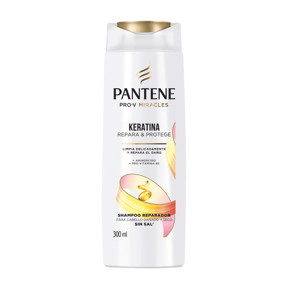 Shampoo Pantene Keratina Reparador sin Sal