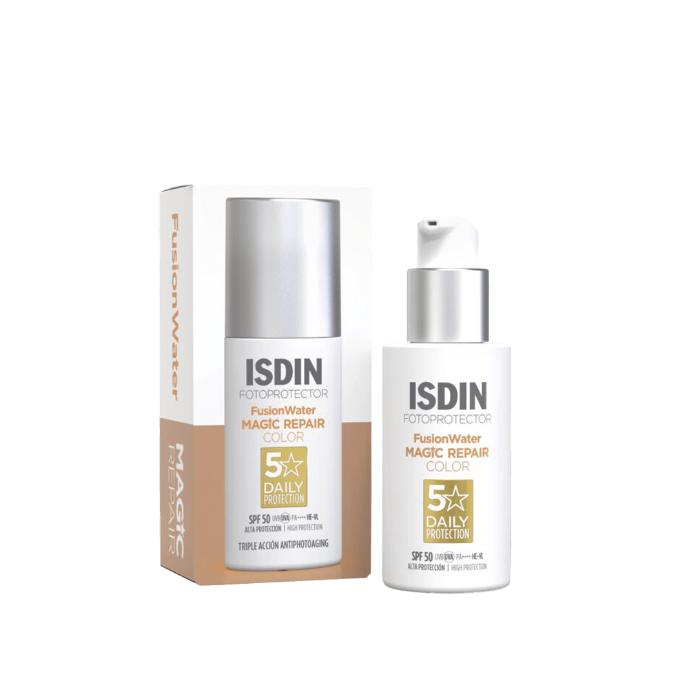 Fotoprotector Fusion Water Magic Repair con Color SPF 50 