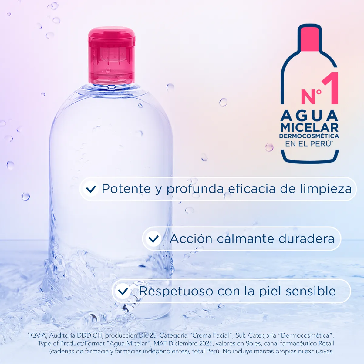 Agua Micelar Sensibio H2O Bioderma