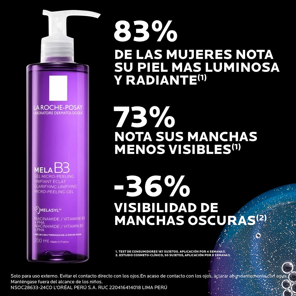 Gel Limpiador Microexfoliante Anti-manchas Mela B3