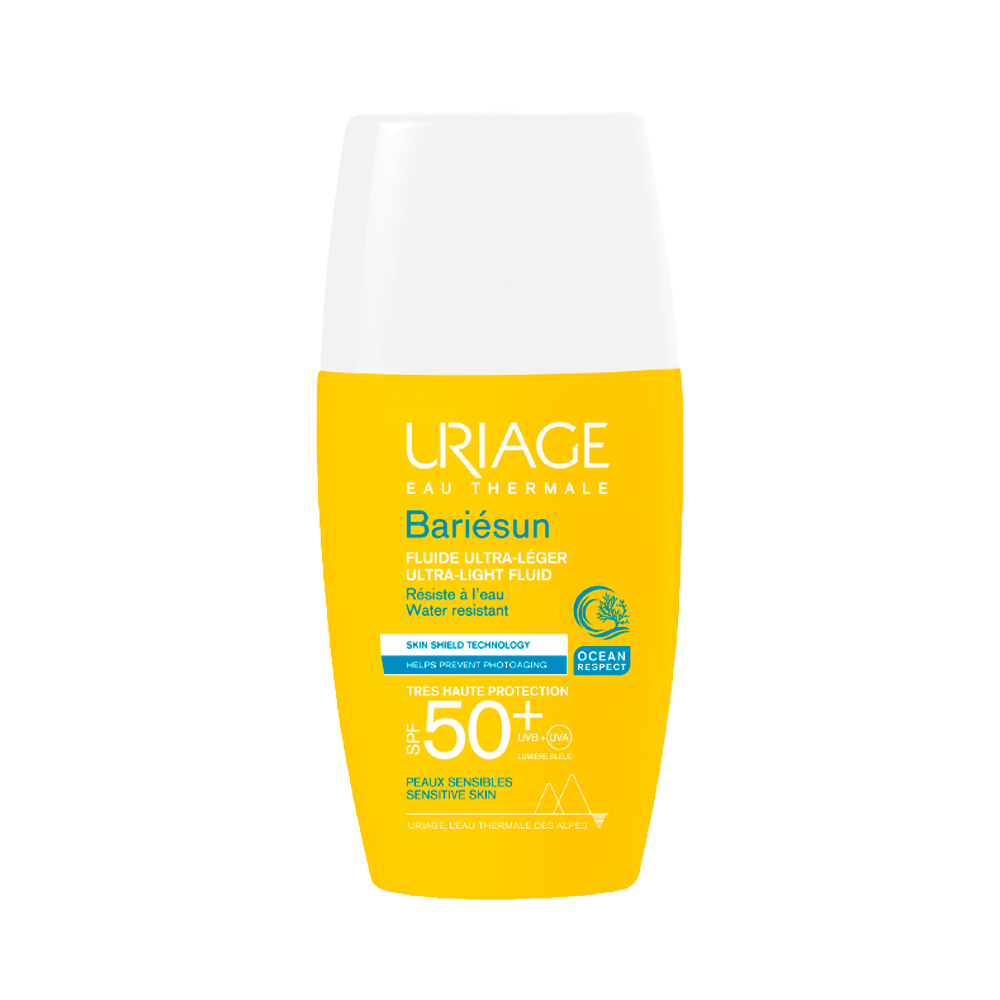 Uriage Bariésun Fluido Ultra Ligero Spf50+ - Protector Solar Facial Para Pieles Sensibles