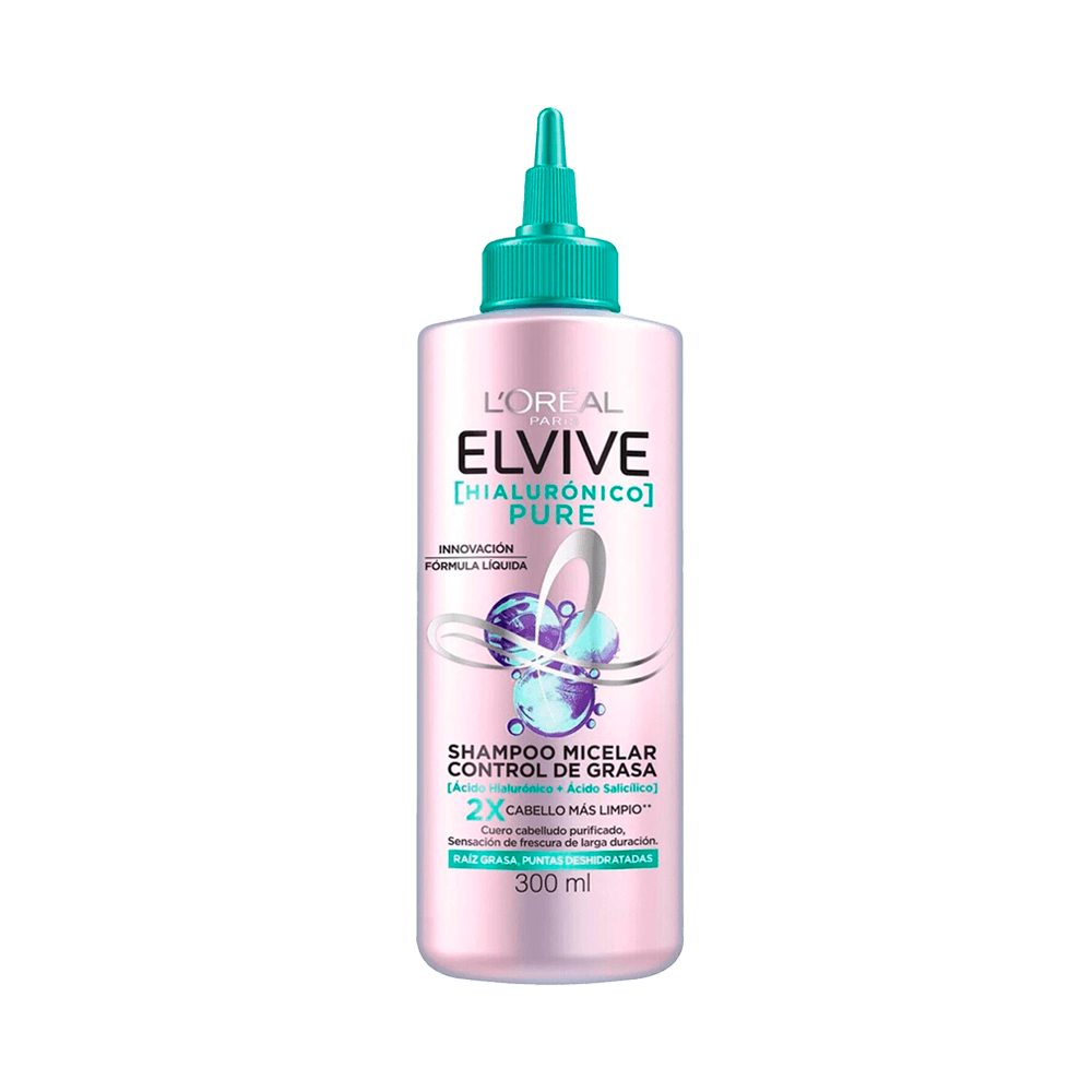 Shampoo Micelar Elvive Pure Control De Grasa