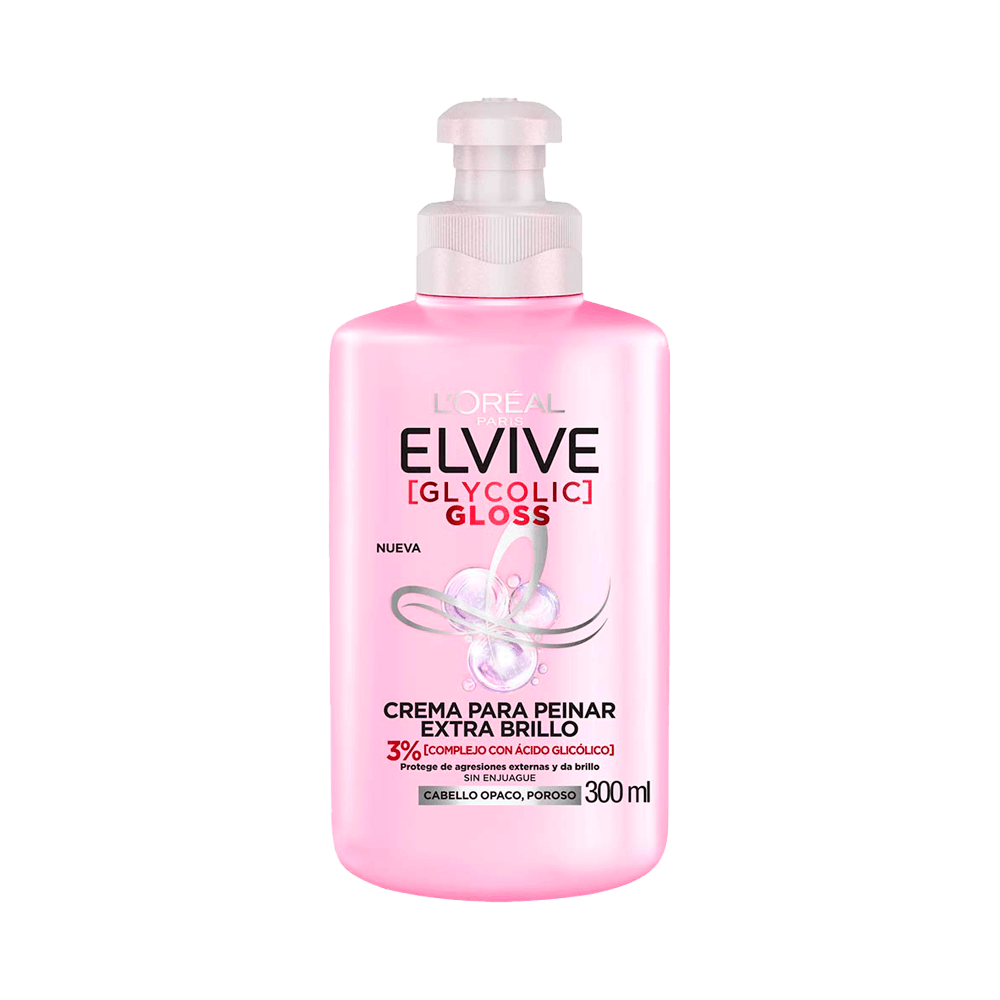 Crema Para Peinar Elvive Glycolic Gloss