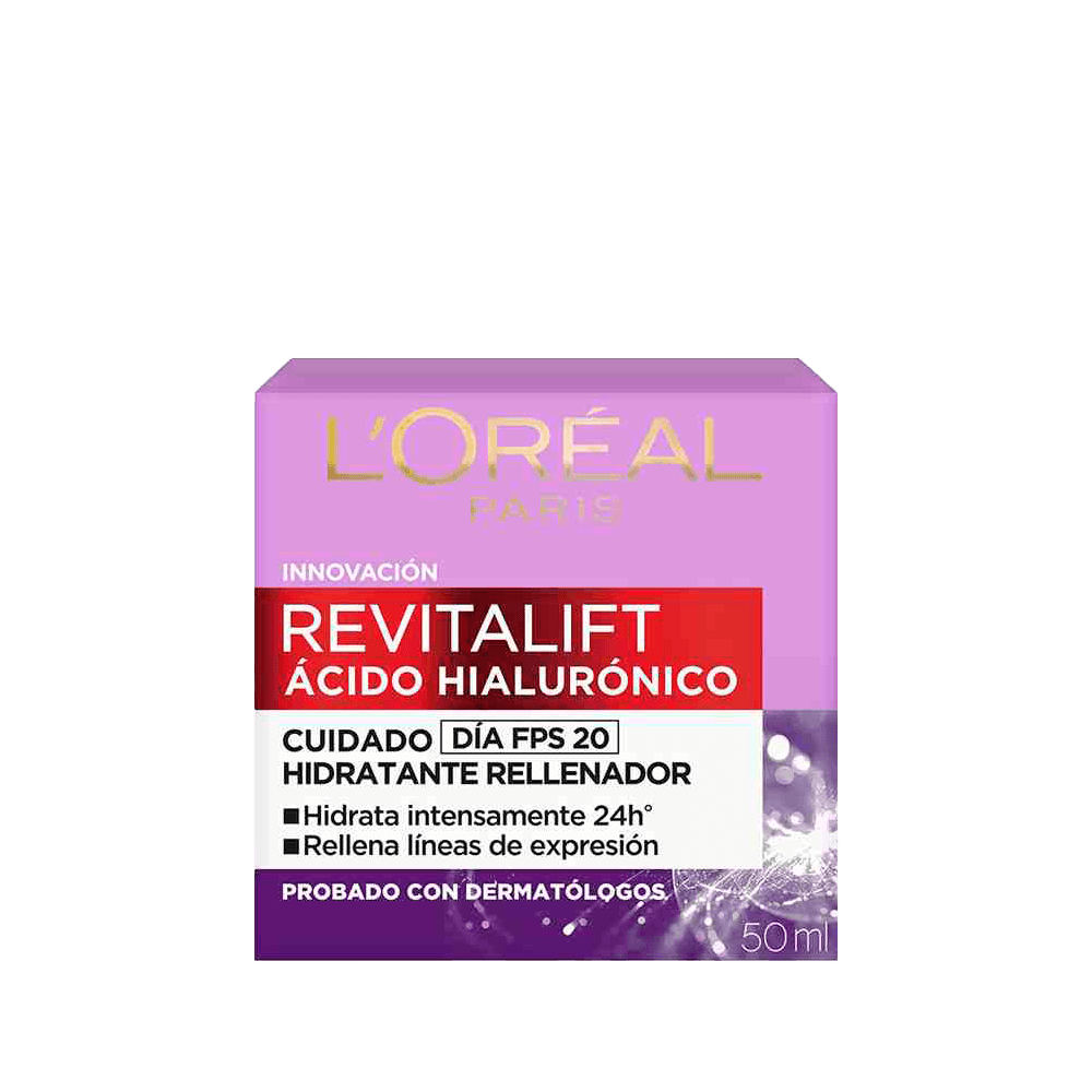 Crema Dia L'Oréal París Acido Hialuronico