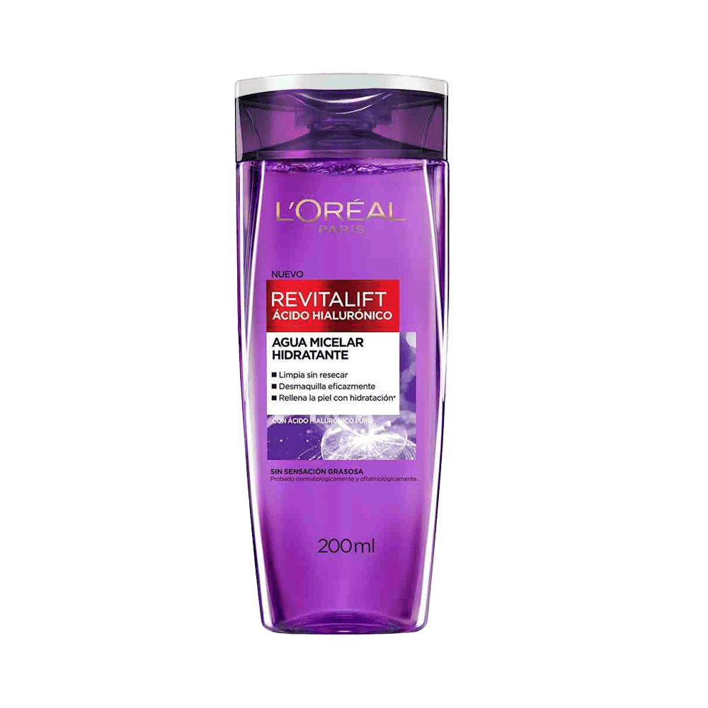 Agua Micelar L'Oréal París Ácido Hialurónico