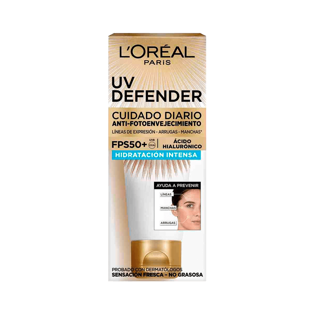 Protector Solar L'Oréal Paris Uv Defender Hidratación