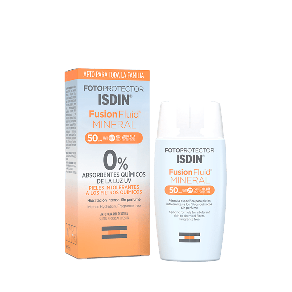 Fotoprotector Isdin Mineral Fusion Fluid FPS 50+