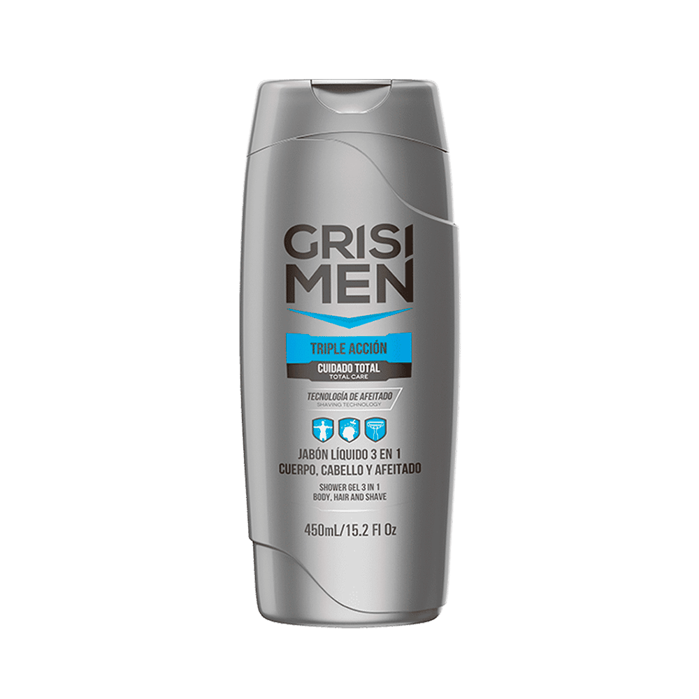 Grisi Men Shower Gel Triple Acción 3 En 1
