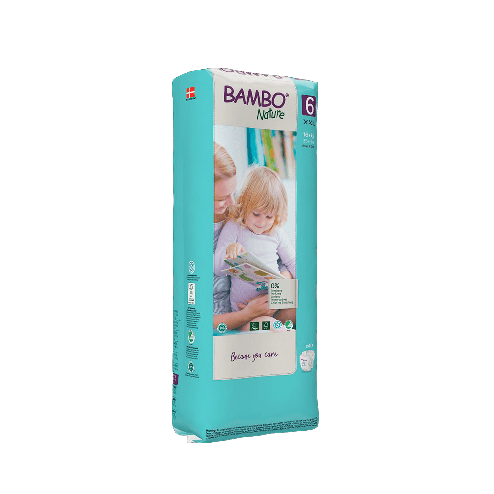 Pañal Bambo Nature Tall Pack Talla 6 XXG-XXL