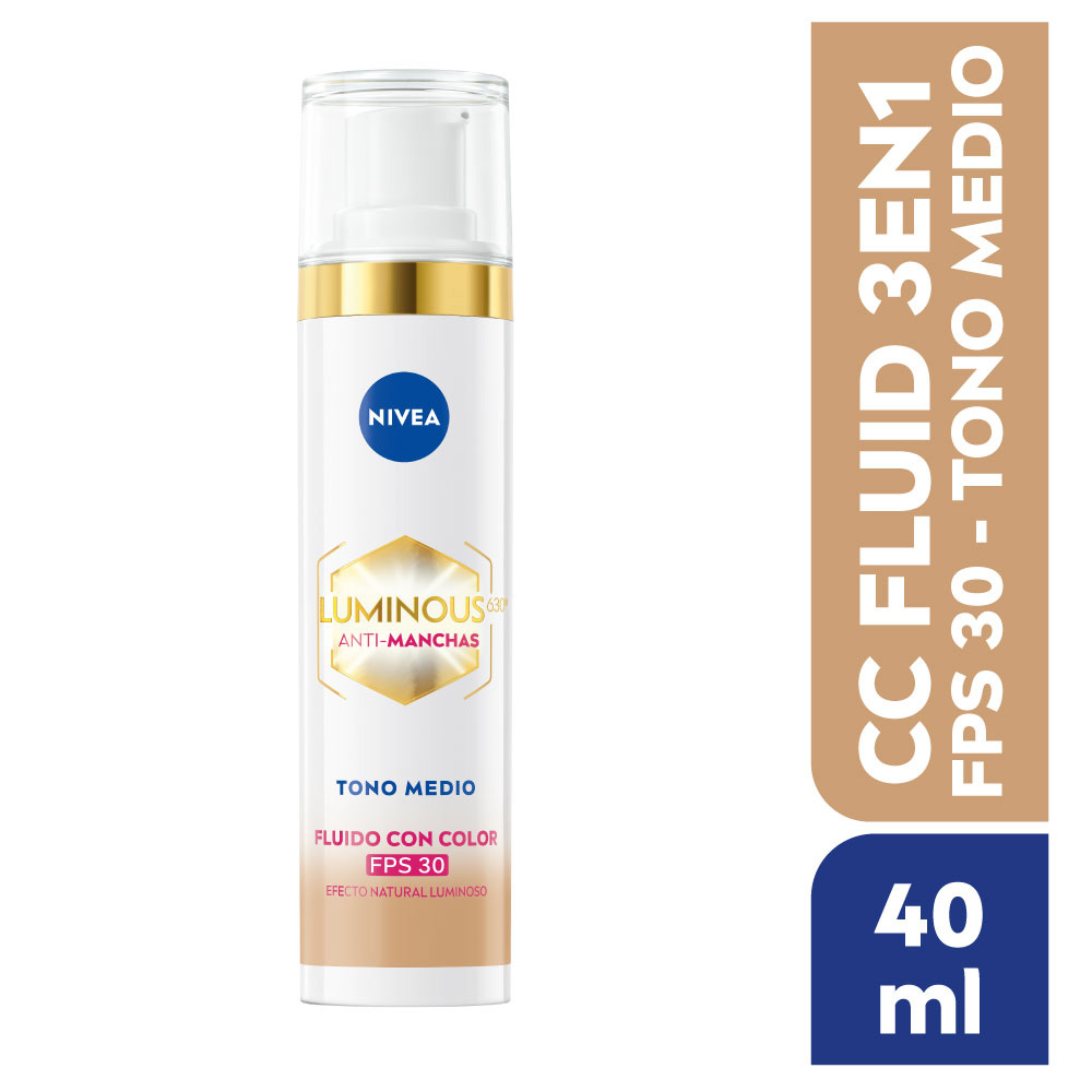 CC Fluid 3 en 1 Antimanchas Luminous 630 Tono Medio