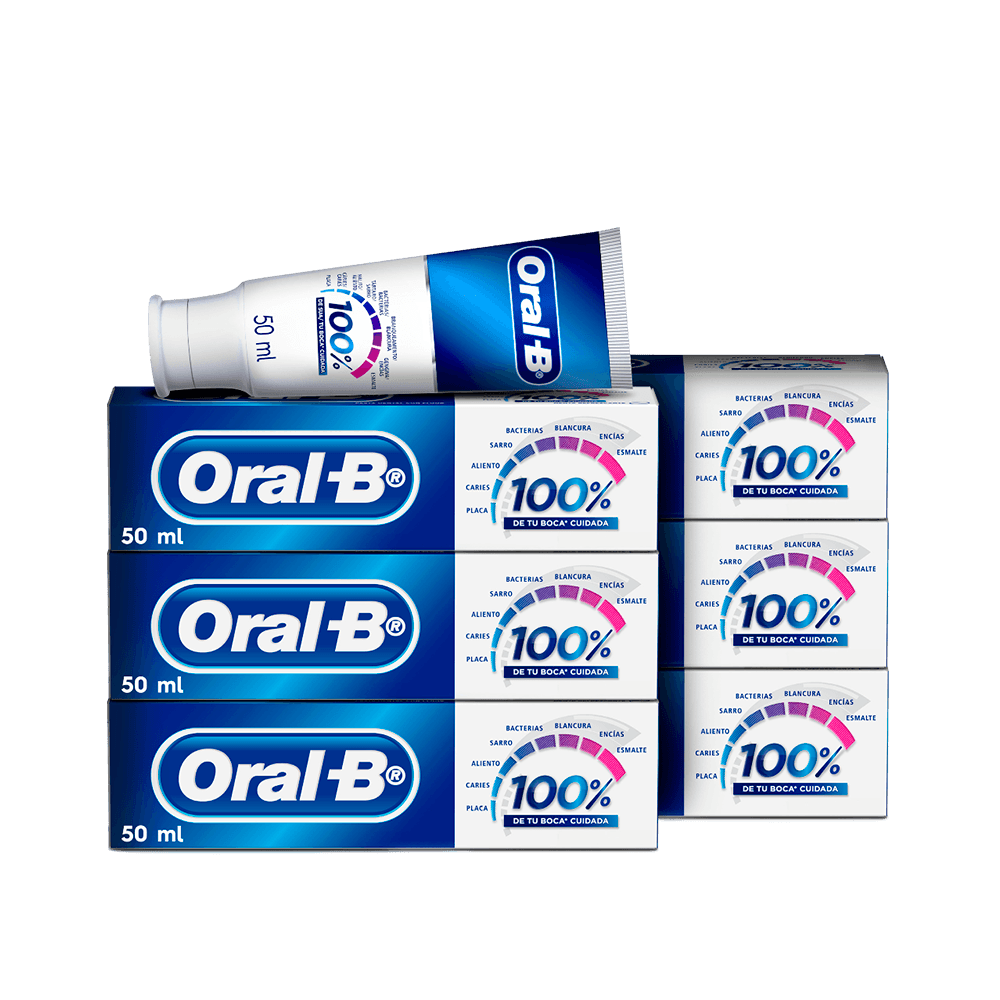 Pasta Dental Oral-B 100% De Tu Boca Cuidada