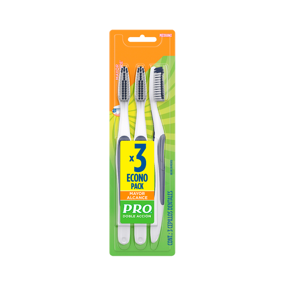 Cepillo Dental Pro Doble Acción