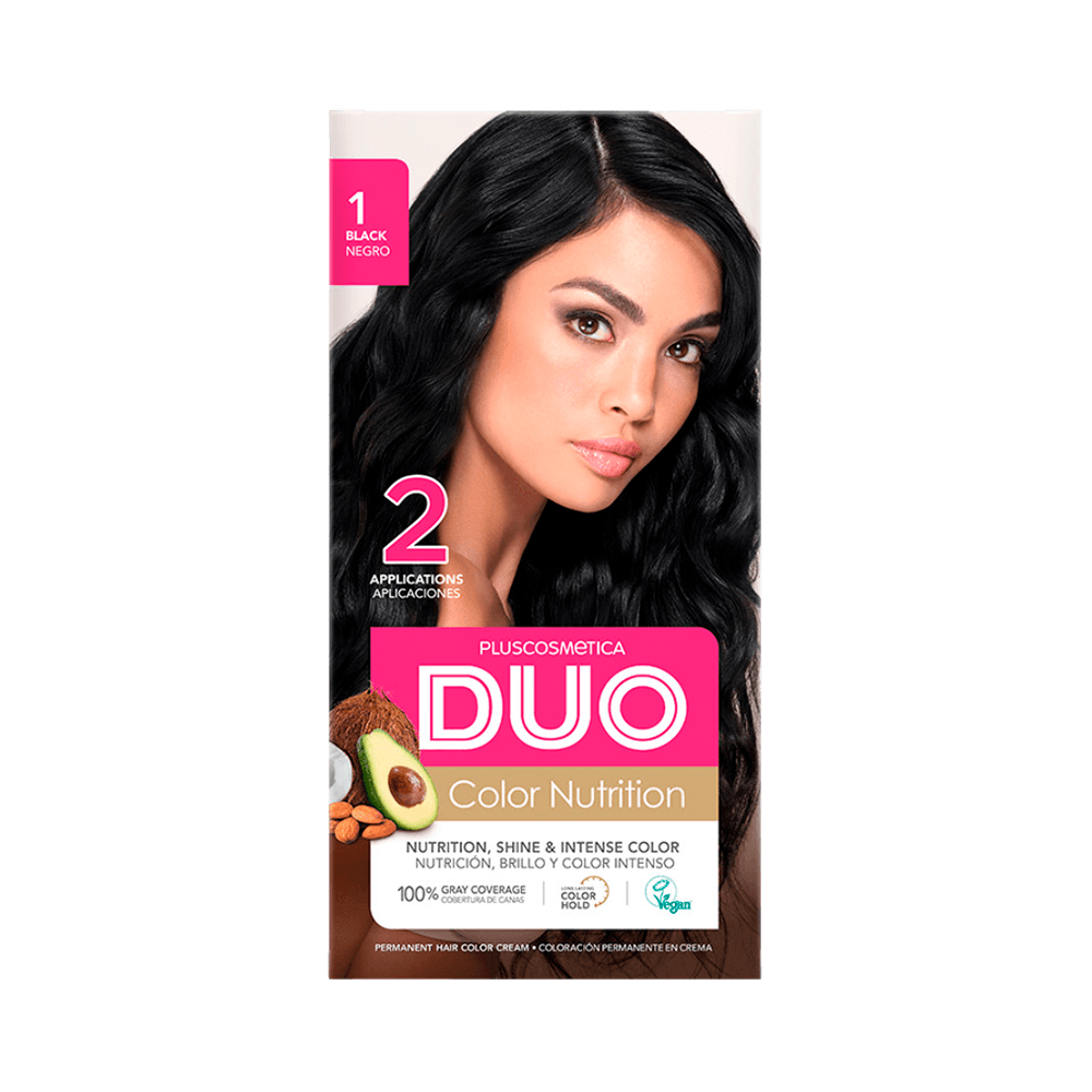 Tinte para Cabello Duo Color Nutrition 1 Negro