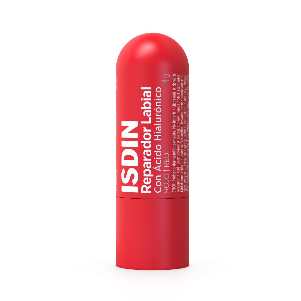 Isdin Reparador Labial Color Rojo