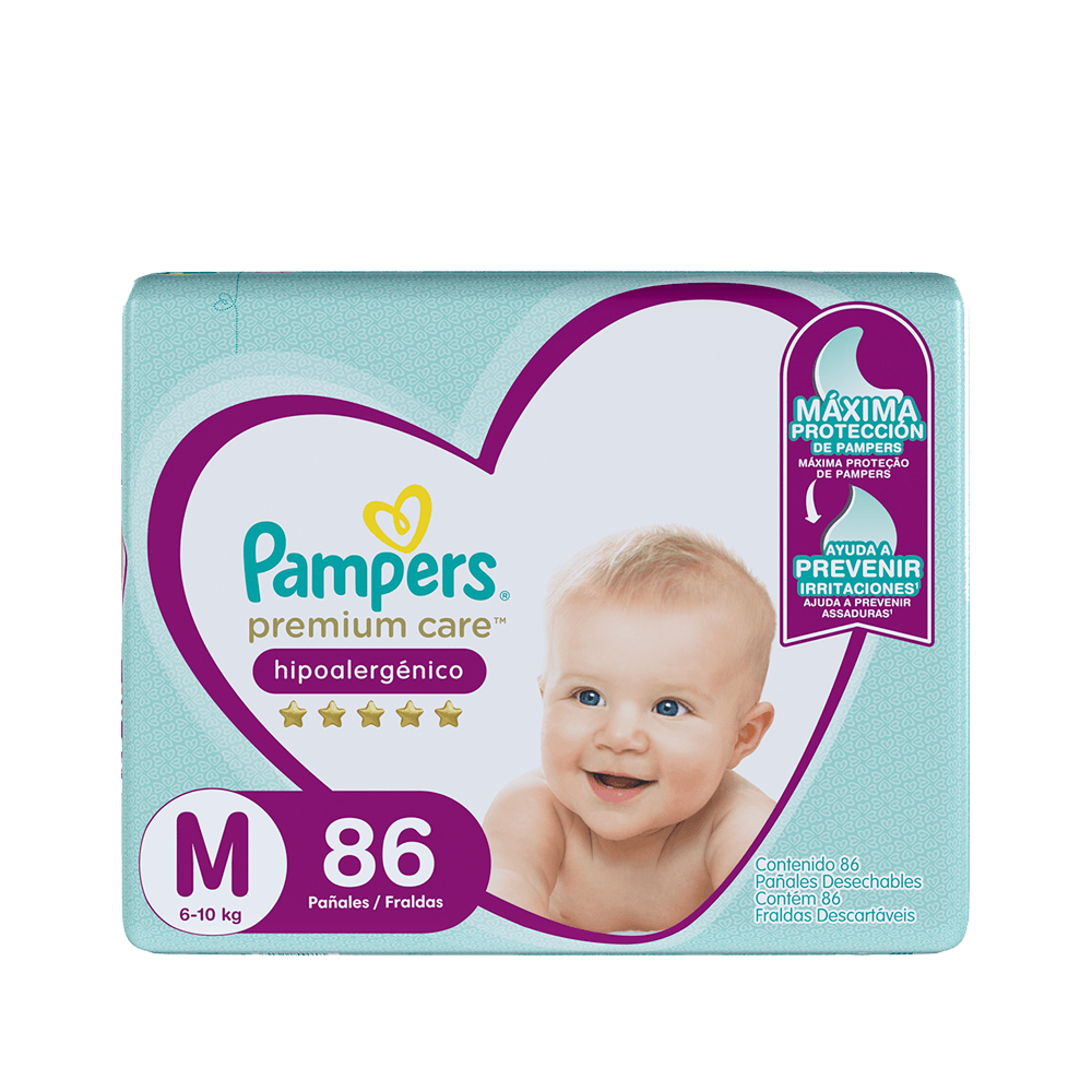 Pampers Premium Care Pañales Talla M