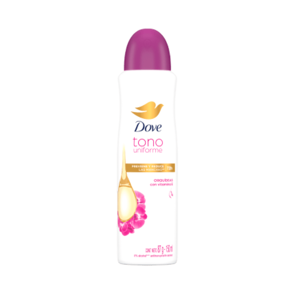 Desodorante Spray Dove Tono Uniforme Orquidea