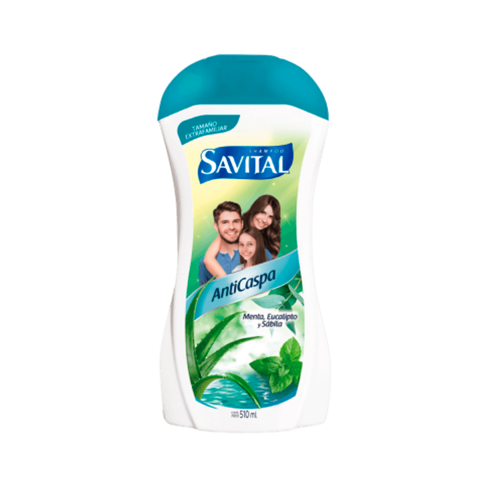 Shampoo Savital Anticaspa Menta Y Eucalipto