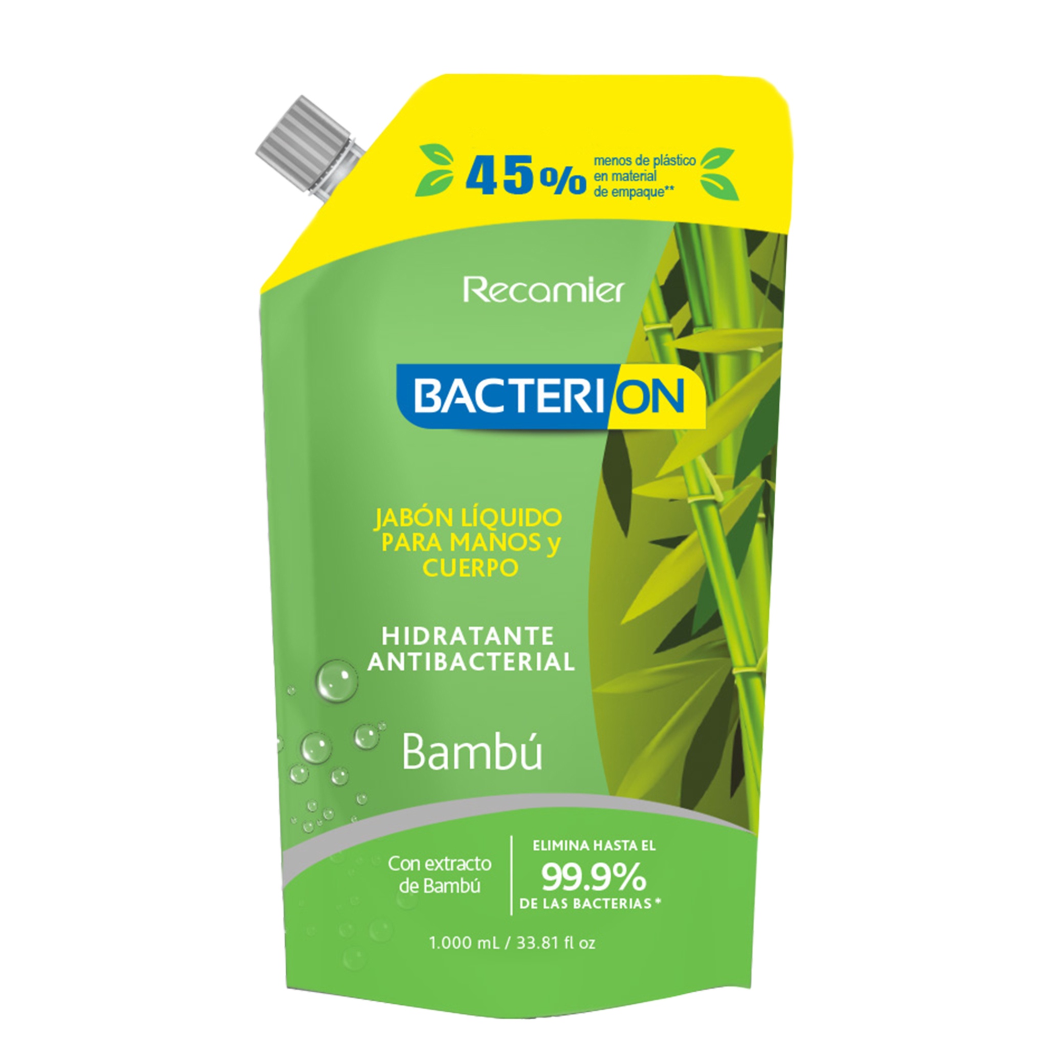 Jabón Líquido Bacterion Bambú