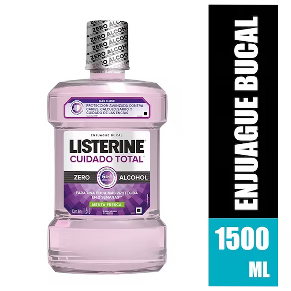 Enjuague Bucal Listerine Cuidado Total Zero