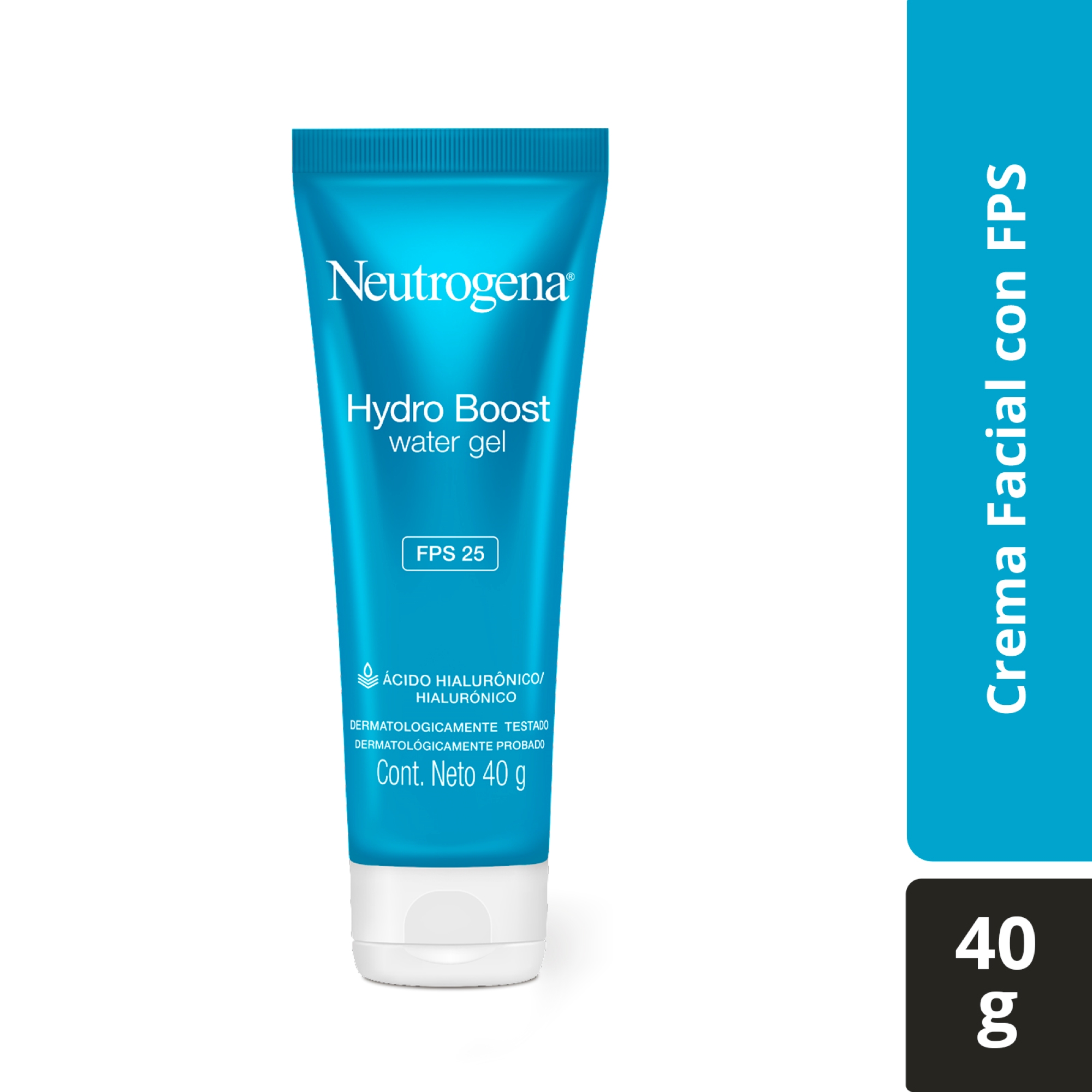 Crema Hidratante Facial En Gel Neutrogena Hydro Boost Ácido Hialurónico Fps 25