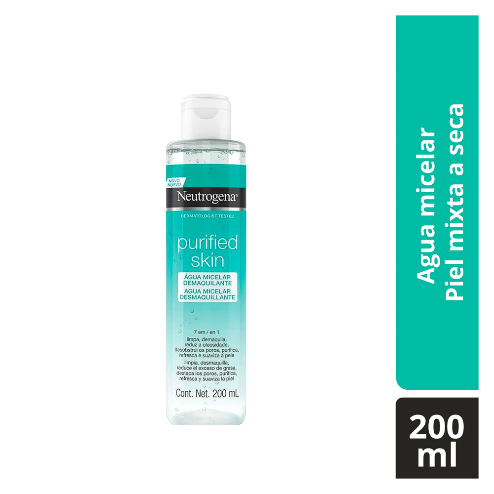 Agua Micelar Neutrogena Purified Skin