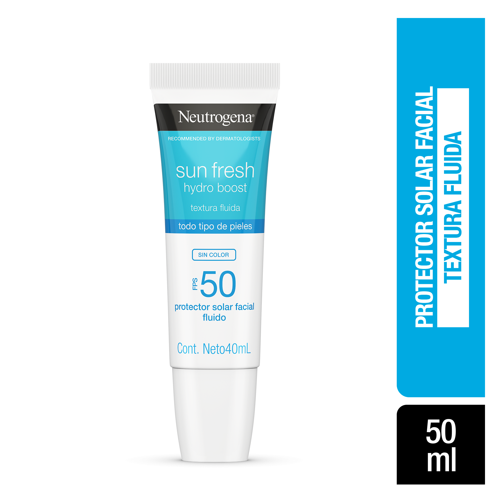 Protector Solar Neutrogena  Sunfresh Hydro Boost  Sin Color Fps 50