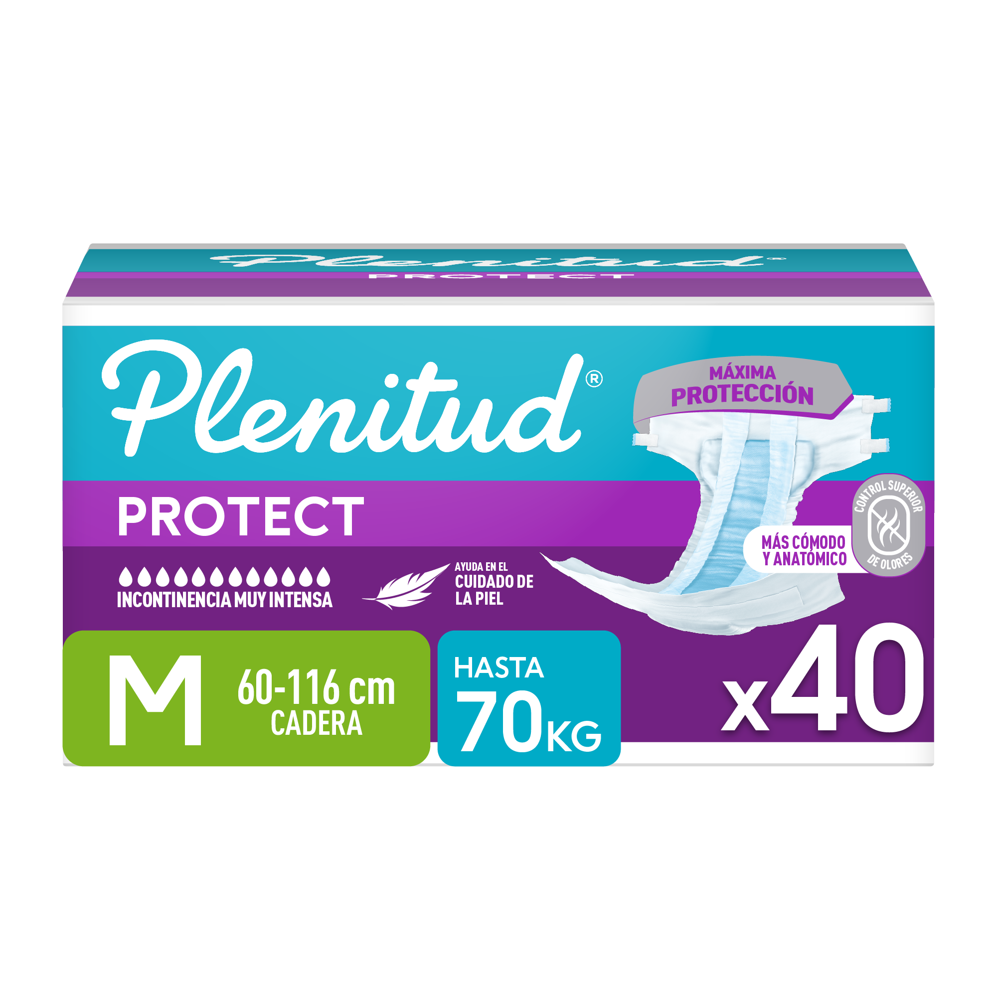 Pañal Adulto Plenitud Protect M