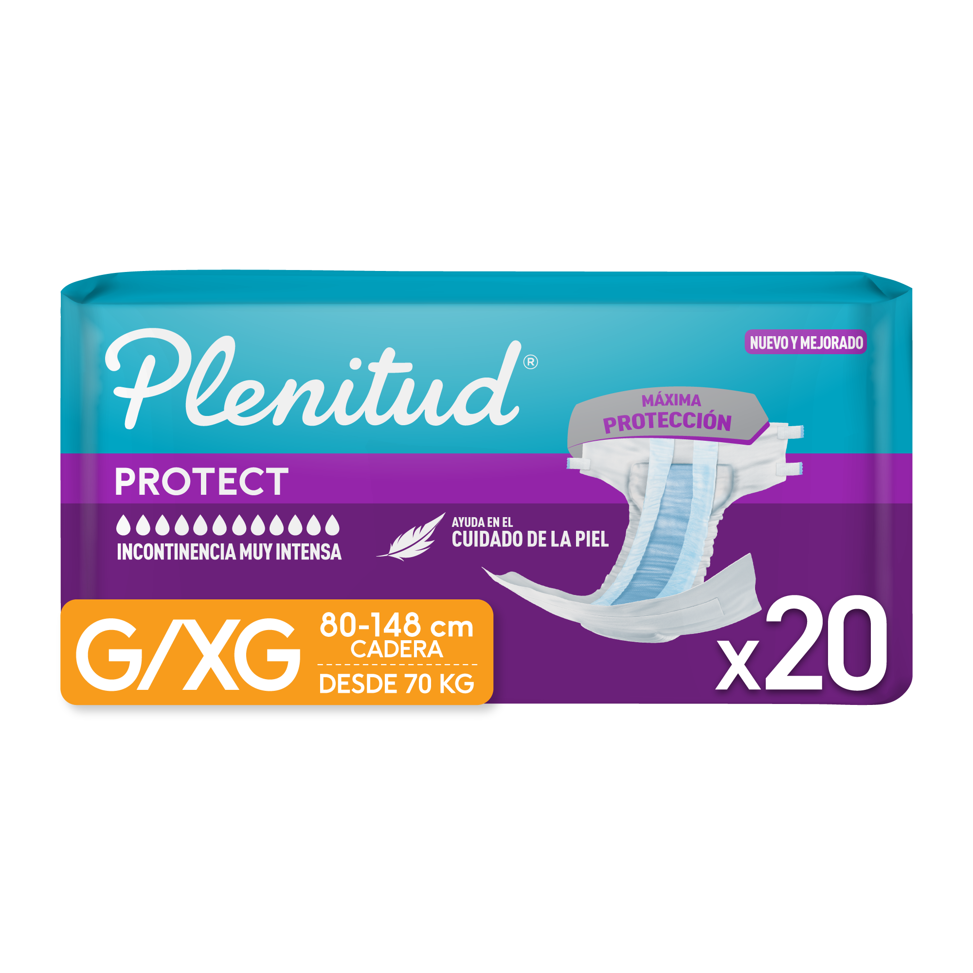 Pañal Adulto Plenitud Protect G/XG