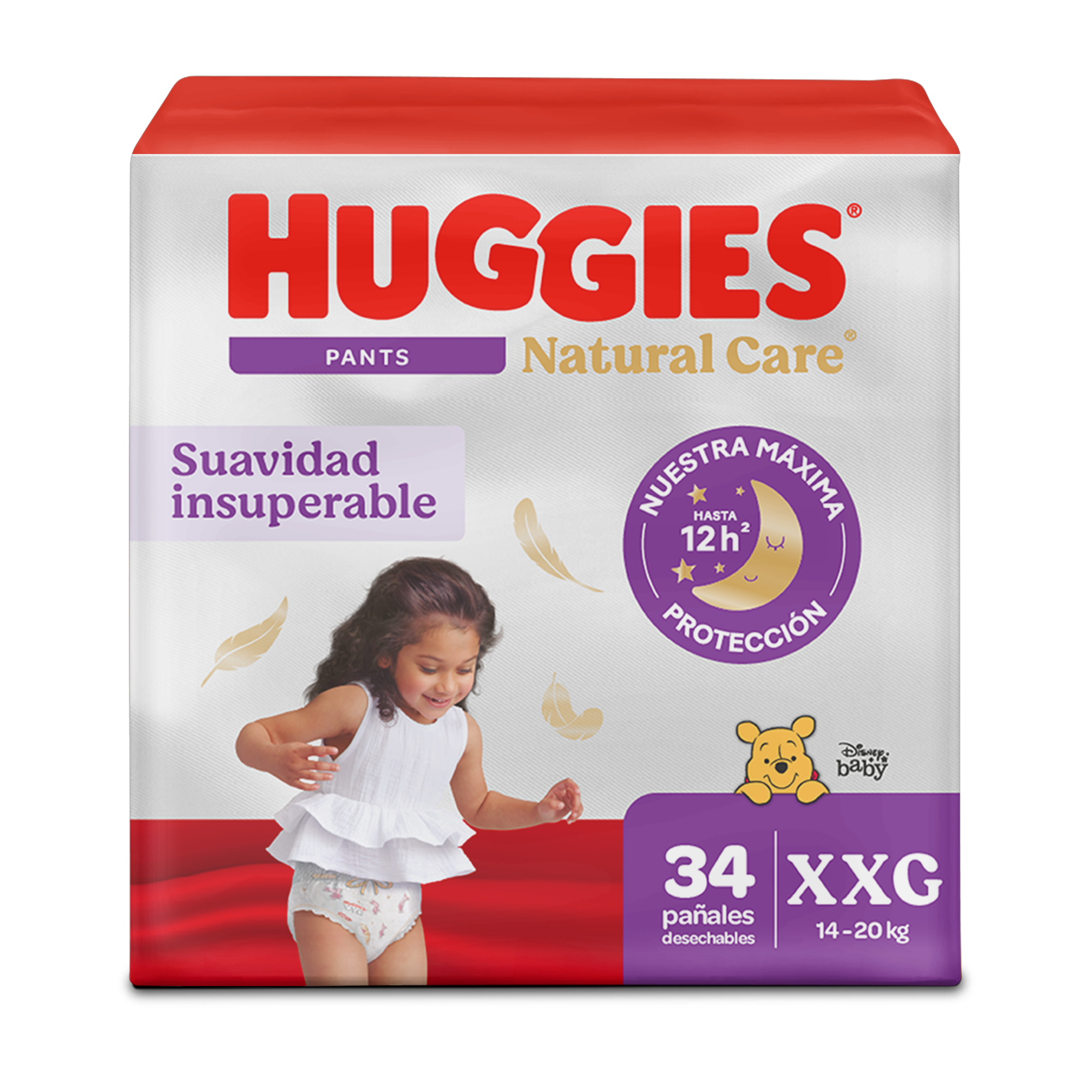 Pañal Pantalón Huggies Natural Care XXG
