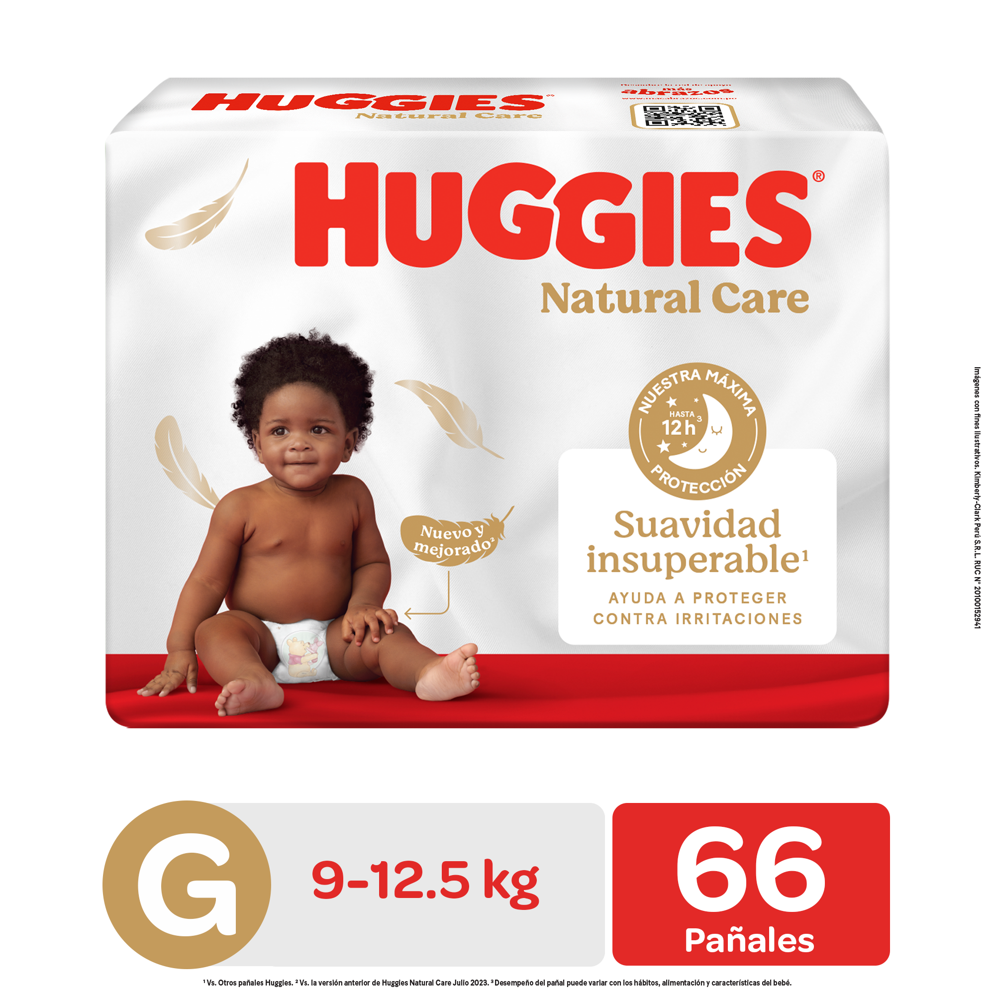 Pañal Huggies Natural Care G Big Pack