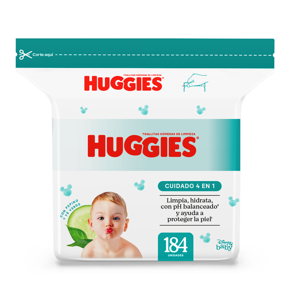 Toallitas Húmedas Huggies Cuidado 4 en 1 Refill