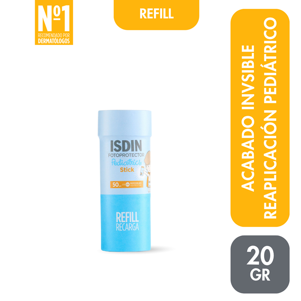 Fotoprotector Invisible Stick Pediatrics Spf50 Refill Isdin