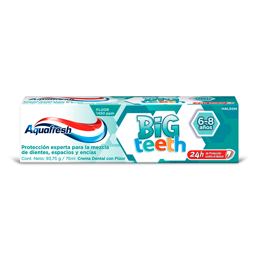Aquafresh Big Teeth 6 a 8 años