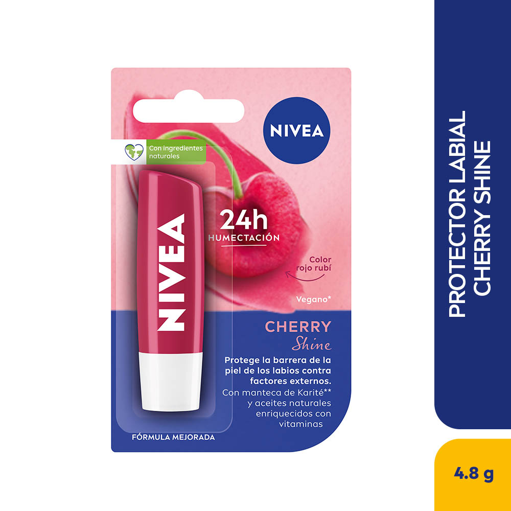 Protector Labial NIVEA Fruity Shine Cereza