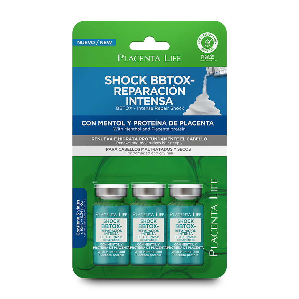 Placenta Life Bbtox - Reparación Intensa Shock Ampolla 10ml