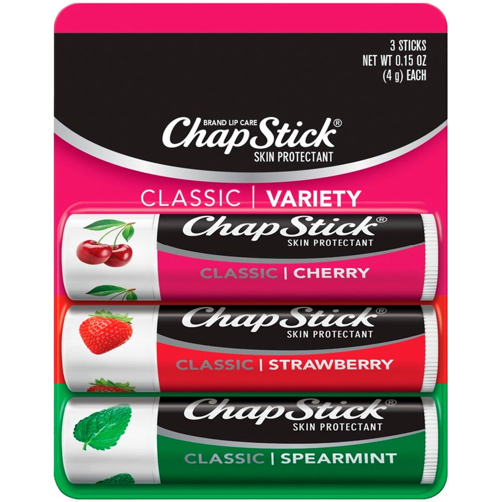 Bálsamo Labial Chapstick Fresa Cereza Menta