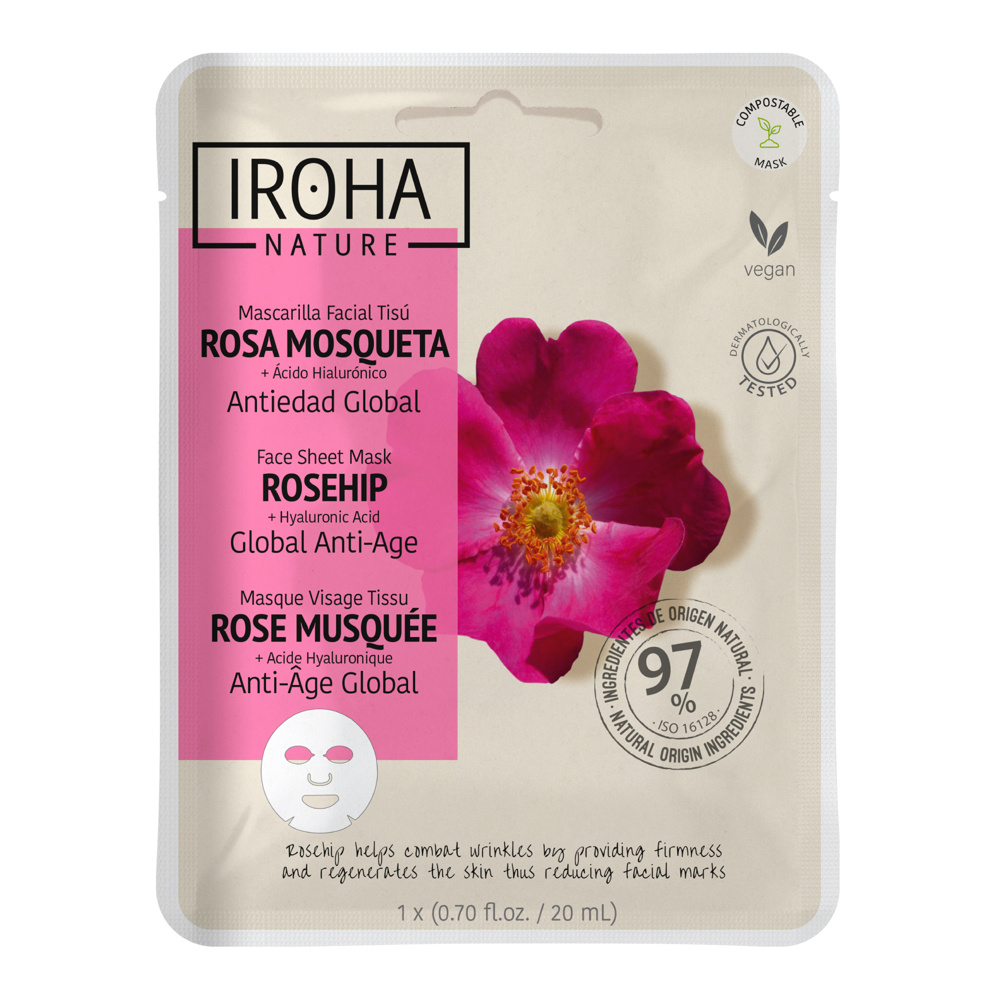 Iroha Mascarilla Anti edad Rosa Mosqueta Iroha Mascarilla Anti edad Rosa Mosqueta