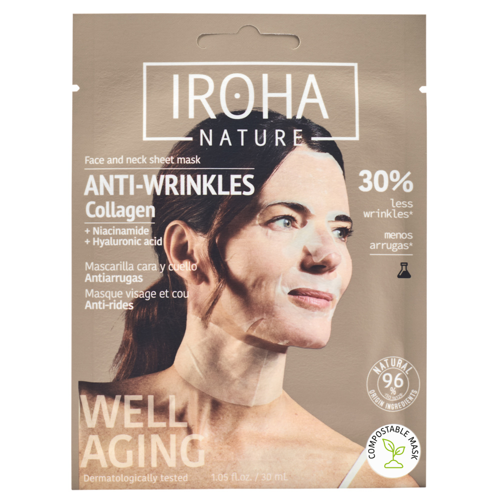 Iroha Mascarilla Antiarrugas Colágeno