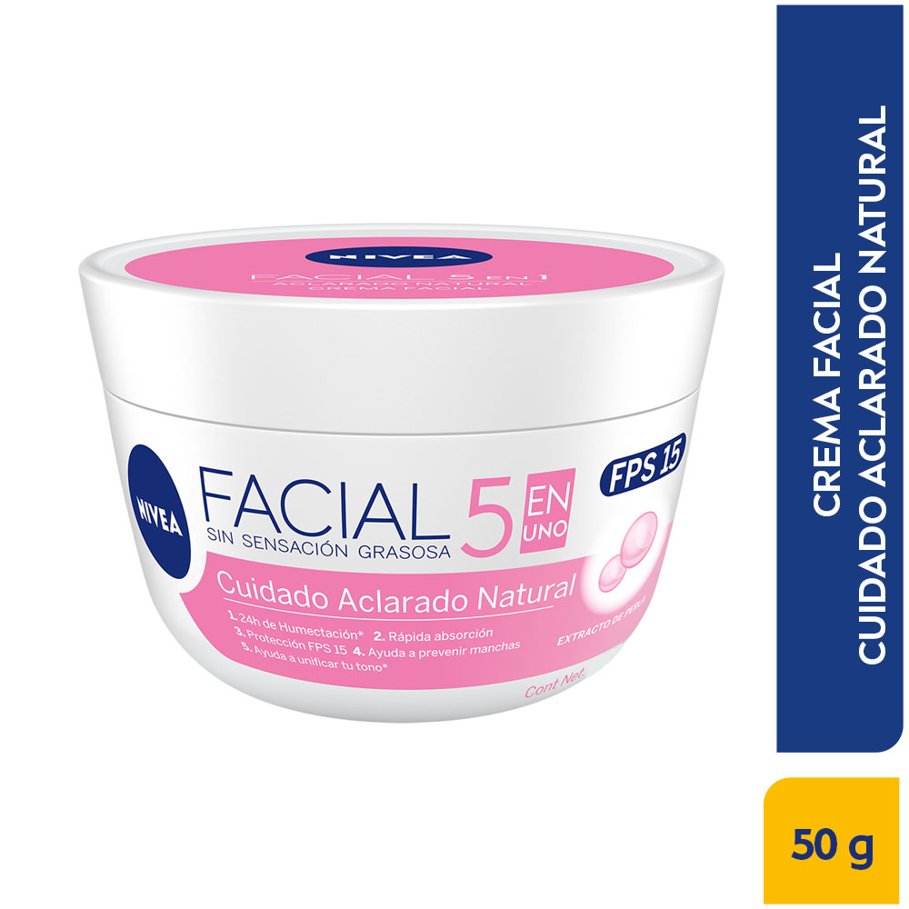 Crema Facial 5 en 1 Nivea Tono Natural Crema Facial 5 en 1 Nivea Tono Natural