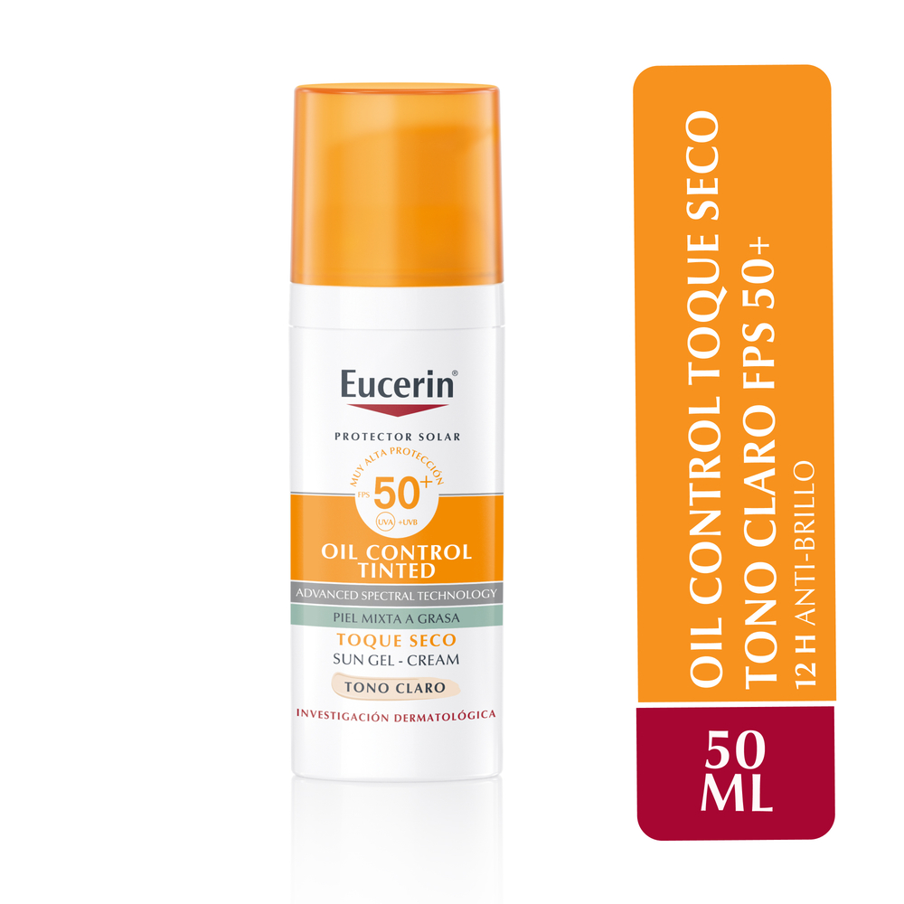 Eucerin Oil Control Tono Claro FPS50+ Protector Solar Facial