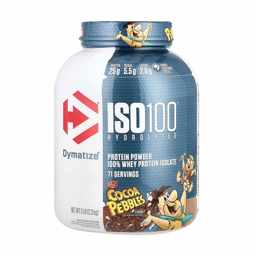 Iso 100 Hydrolyzed Cocoa Pebbles Dymatize Iso 100 Hydrolyzed Cocoa Pebbles Dymatize